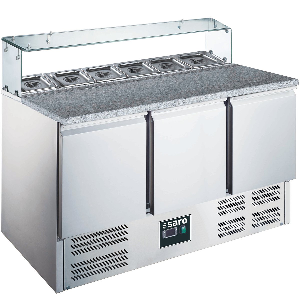 Pizzatisch,3Türen,Glasaufsatz,ModellEPS903G Pizzatisch,3Türen,Glasaufsatz,ModellEPS903G