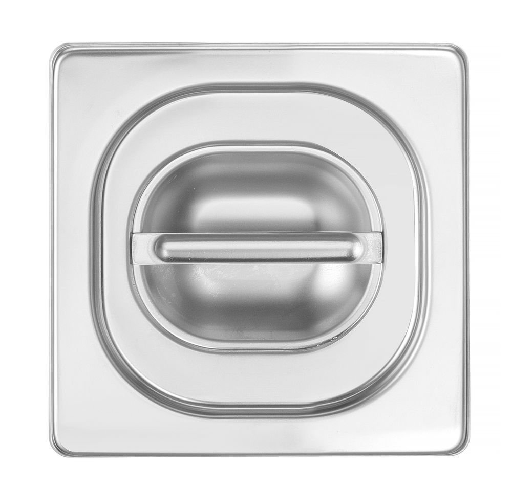 Gastronorm-Deckel mit Silikonrand, HENDI, Profi Line, GN 1/6, 176x162mm