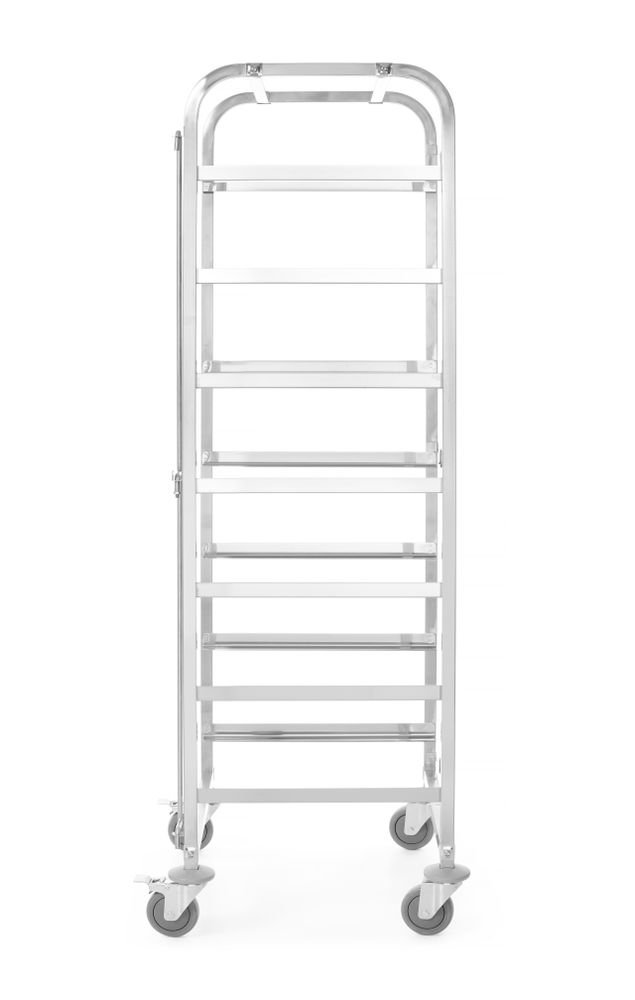 Transportwagen für Spülmaschinenkörbe - 7 Körbe à 500x500 mm, HENDI, 615x560x(H)1710mm