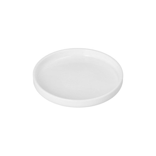 7680 Teller Porzellan rund Ø 9 cm · 1,2 cm weiss "Ano"