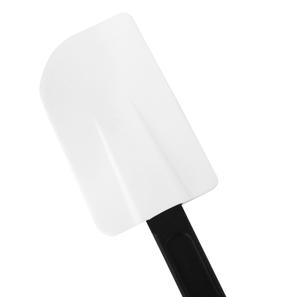 Stielschaber weiss/schwarz aus Silikon Stielschaber weiss/schwarz aus Silikon