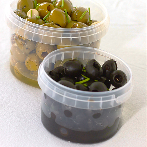 2800 Feinkostbecher, PP 300 ml Ø 11,8 cm · 5,1 cm transparent mit Originalitätsverschluss