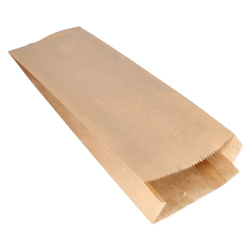 48000 Papierfaltenbeutel gefädelt Kraftpapier 42 cm x 15 cm x 7 cm braun Füllinhalt 3 kg