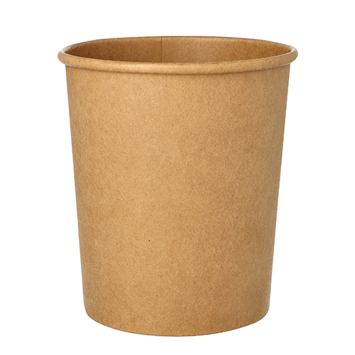 4000 Suppenbecher, Pappe rund 940 ml Ø 11,5 cm · 13 cm braun