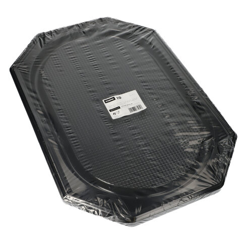 100 Servierplatten, PET 53 cm x 35 cm schwarz 800 Servierplatten, PET 53 cm x 35 cm schwarz