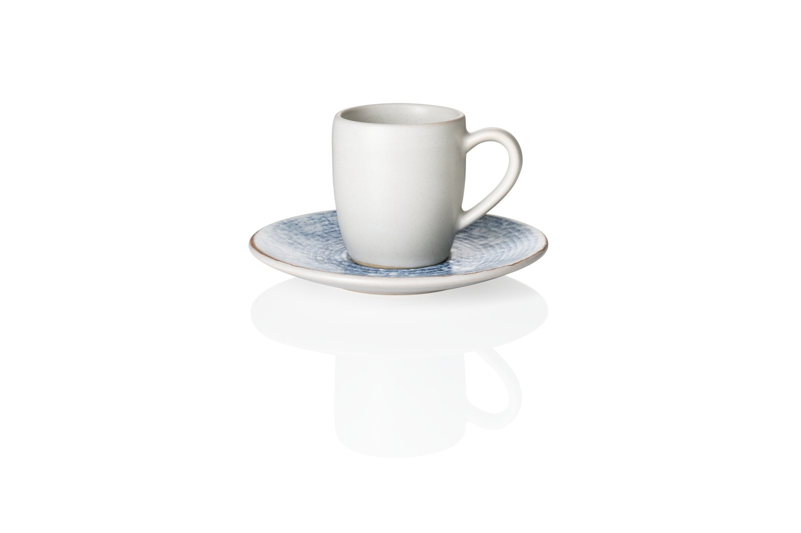 Espresso- und Untertasse Set ROCKZZERO, 80 ml, arctic