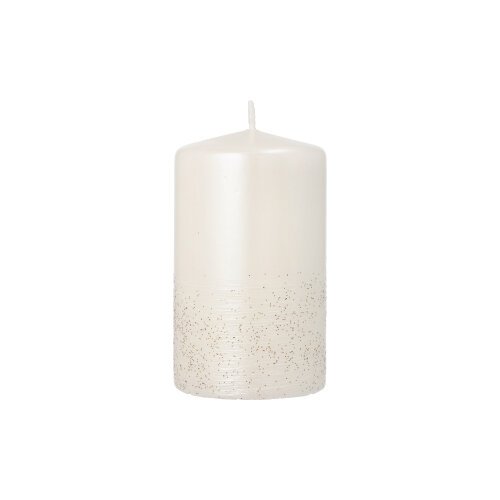 1 Stumpenkerze "Safe Candle" Ø 60 mm · 100 mm perlmutt "Fia" einzeln cellophaniert 1488 Stumpenkerze "Safe Candle" Ø 60 mm · 100 mm perlmutt "Fia" einzeln cellophaniert