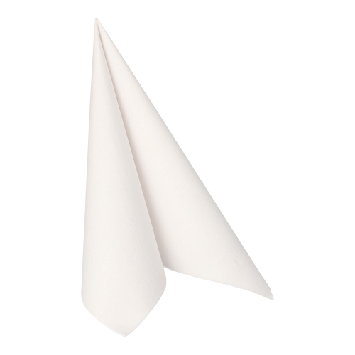 12500 Servietten "ROYAL Collection" 1/4-Falz 40 cm x 40 cm weiss in Papierverpackung