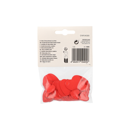 5760 Deko-Streuschmuck, Holz "Herzen" 15 gr.