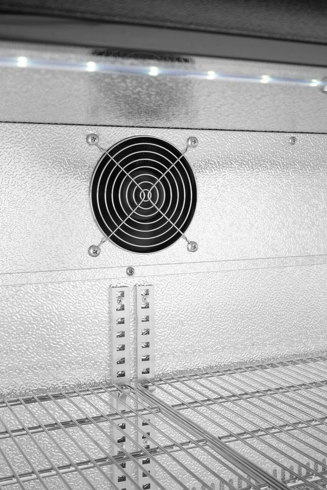 Kühlschrank mit doppelter Tür auf der Rückseite, Arktic, 180L, Schwarz, 220-240V/160W, 900x540x(H)890mm Kühlschrank mit doppelter Tür auf der Rückseite, Arktic, 180L, Schwarz, 220-240V/160W, 900x540x(H)890mm