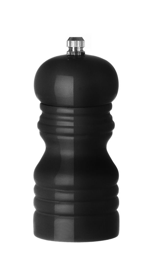 Pfeffermühle aus Holz, HENDI, Schwarz, ⌀50x(H)113mm
