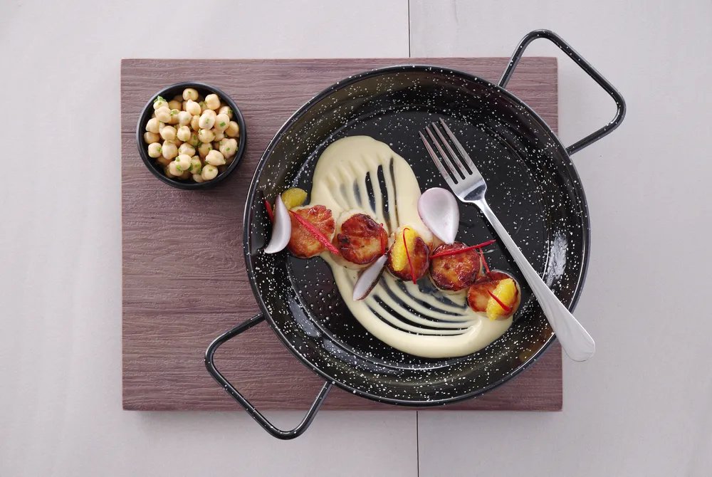 Paellapfanne emailliert, ⌀200x(H)36mm Paellapfanne emailliert, ⌀200x(H)36mm