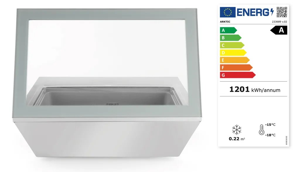 Eiscreme-Display-Gefrierschrank, Arktic, 220-240V/210W, 867x735x(H)373mm Eiscreme-Display-Gefrierschrank, Arktic, 220-240V/210W, 867x735x(H)373mm