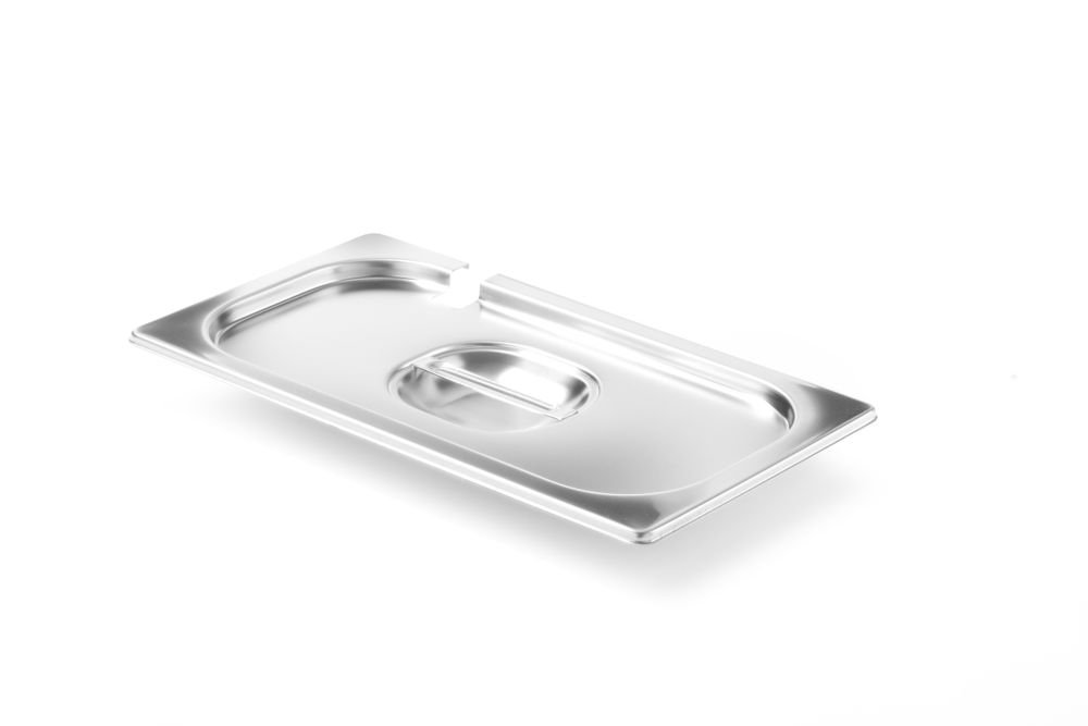 Gastronorm-Deckel mit Löffelaussparung, HENDI, Profi Line, GN 1/3, 325x176mm