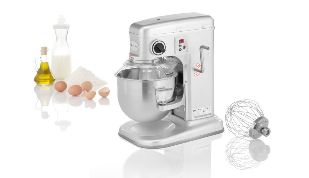 Planetenrührer, HENDI, Kitchen Line, 7L, Silber, 220-240V/650W, 317x440x(H)490mm