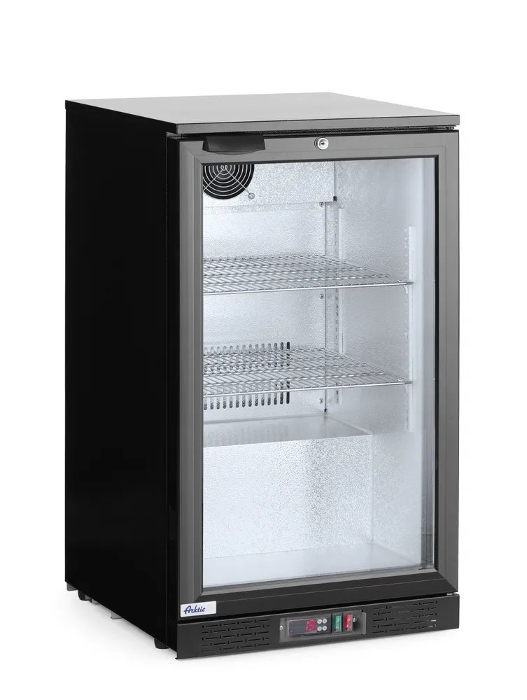 Kühlschrank hinten mit einer Tür, Arktic, 86L, Schwarz, 220-240V/120W, 500x530x(H)865mm