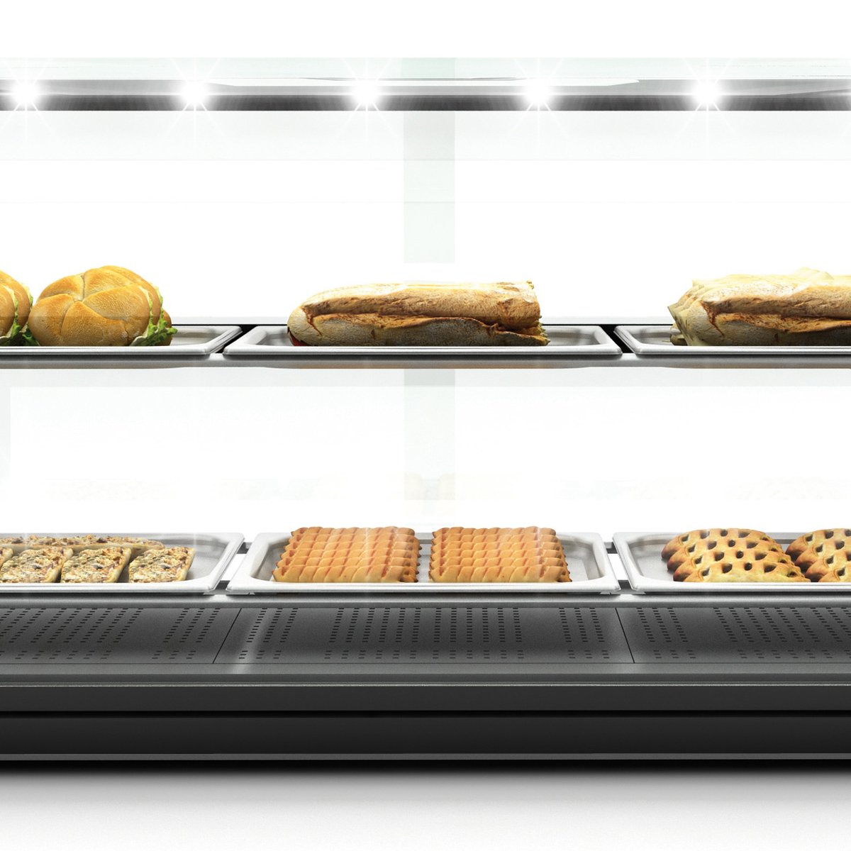 Warmhaltevitrine Honda 6x 2/3 GN x 20 mm