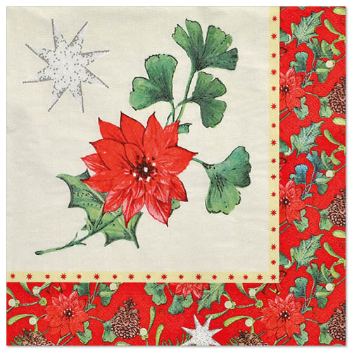 14000 Servietten, 3-lagig 1/4-Falz 40 cm x 40 cm "Winterly"
