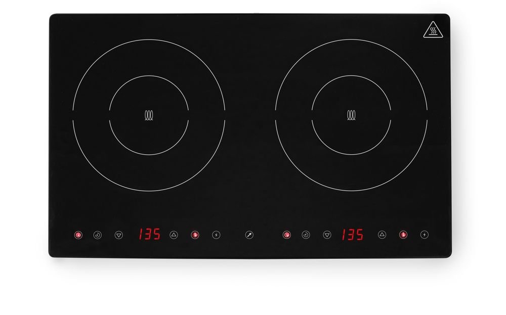 Induktionskocher doppelt Kitchen Line, HENDI, Kitchen Line, 230V/3500W, 608x405x(H)54mm
