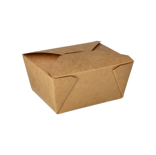 50 Lunchboxen, Pappe "pure" 750 ml 6,4 cm x 9 cm x 11,3 cm braun 3500 Lunchboxen, Pappe "pure" 750 ml 6,4 cm x 9 cm x 11,3 cm braun