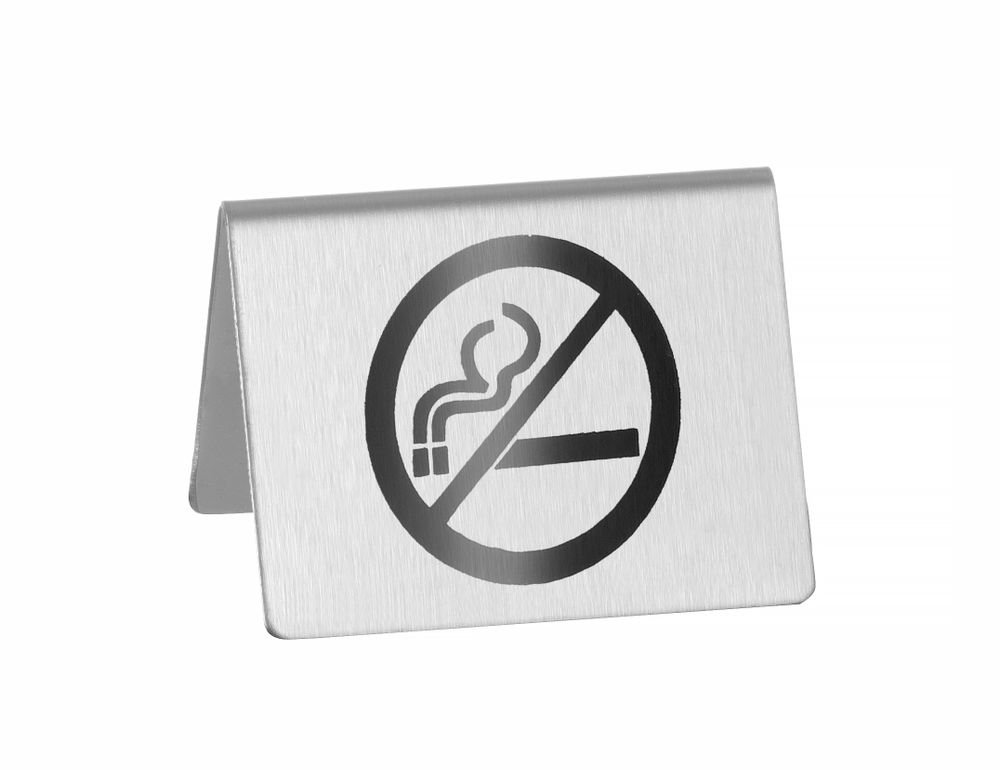 Tischschild "Nicht rauchen", HENDI, 50x35x(H)40mm Tischschild "Nicht rauchen", HENDI, 50x35x(H)40mm
