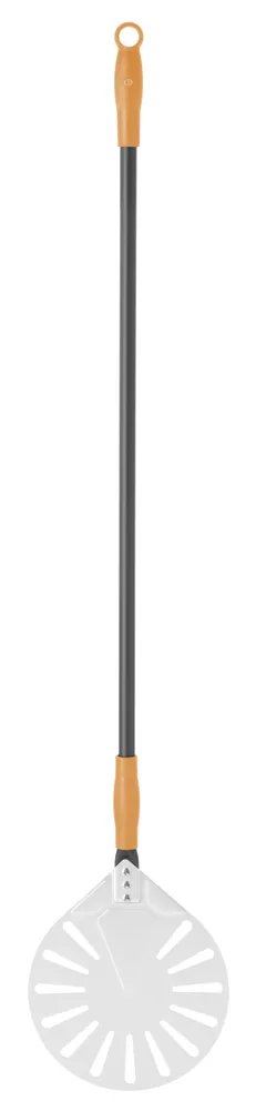 Pizzaschaufel, rund, perforiert, 230x1200mm