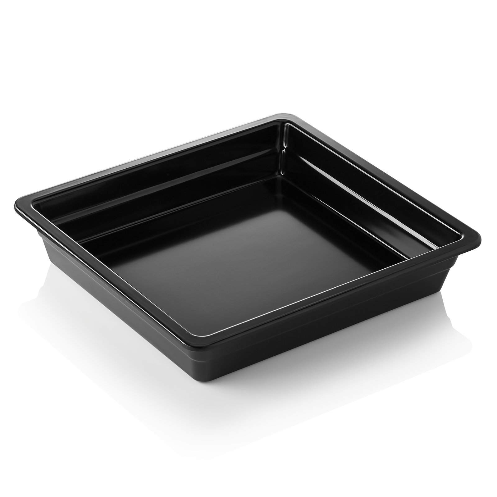 GN Behälter GN 65 BLACK 2/3-065 mm, schwarz, Melamin