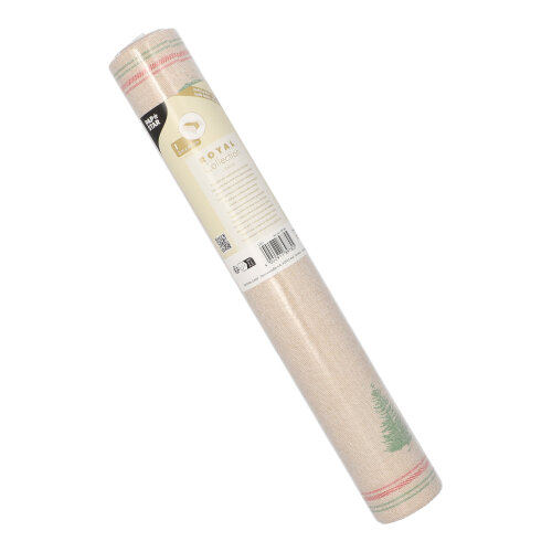 576 Tischläufer, stoffähnlich, PV-Tissue Mix "ROYAL Collection" 3 m x 40 cm "Christmastree with Star"