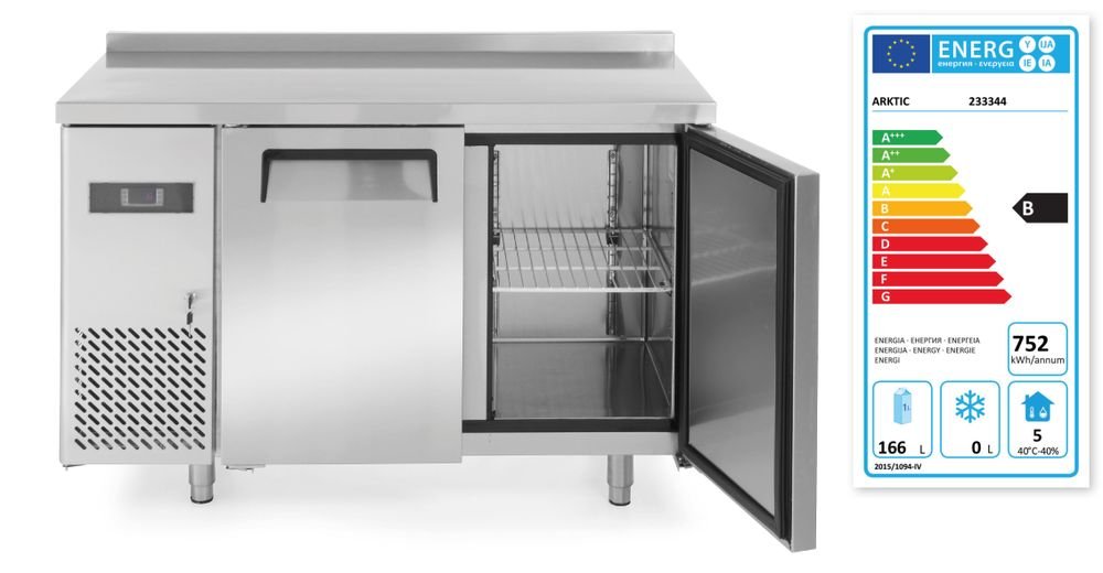 Kühltisch, zweitürig Kitchen Line 220 L, Arktic, Kitchen Line, 166L, 230V/300W, 1200x600x(H)886mm Kühltisch, zweitürig Kitchen Line 220 L, Arktic, Kitchen Line, 166L, 230V/300W, 1200x600x(H)886mm