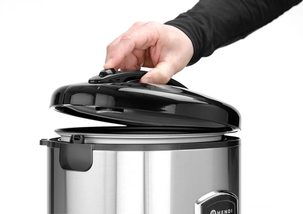 Reiskocher mit Dampfgarfunktion, Profi Line, 1,8L, 230V/700W, ⌀280x(H)285mm Reiskocher mit Dampfgarfunktion, Profi Line, 1,8L, 230V/700W, ⌀280x(H)285mm