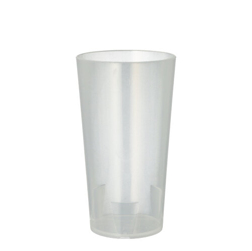 1600 Mehrweg-Trinkbecher 0,3 l Ø 7 cm · 13 cm transluzent unzerbrechlich