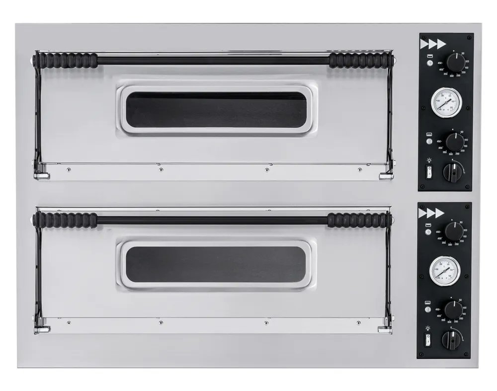Pizzaofen BASIC XXL 66, 2 Kammern, 400V/18000W, 1365x955x(H)745mm Pizzaofen BASIC XXL 66, 2 Kammern, 400V/18000W, 1365x955x(H)745mm
