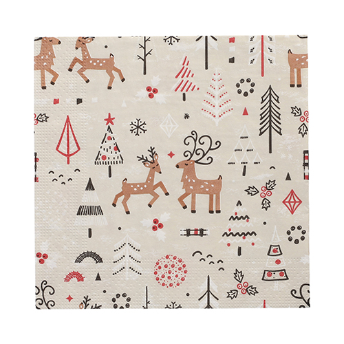 20 Servietten, 3-lagig 1/4-Falz 33 cm x 33 cm "Winter Ornaments" 21600 Servietten, 3-lagig 1/4-Falz 33 cm x 33 cm "Winter Ornaments"