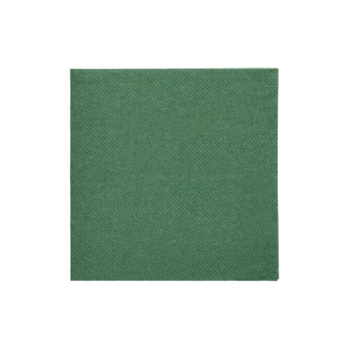 48600 Servietten "DAILY Collection" 1/4-Falz 24 cm x 24 cm dunkelgrün