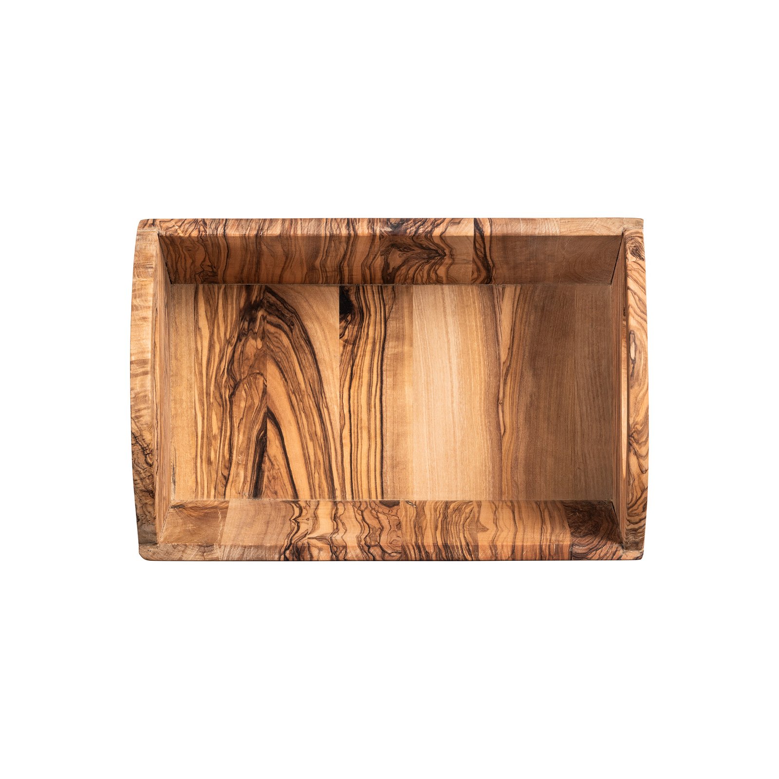 Servierbrett PURE OLIVE, mit Griff, Ø 25 cm, Olivenholz