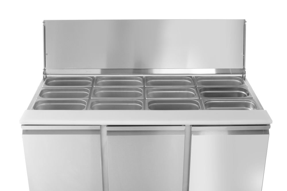 Saladette, dreitürig 380 L, Arktic, 230V/310W, 1390x702x(H)888mm