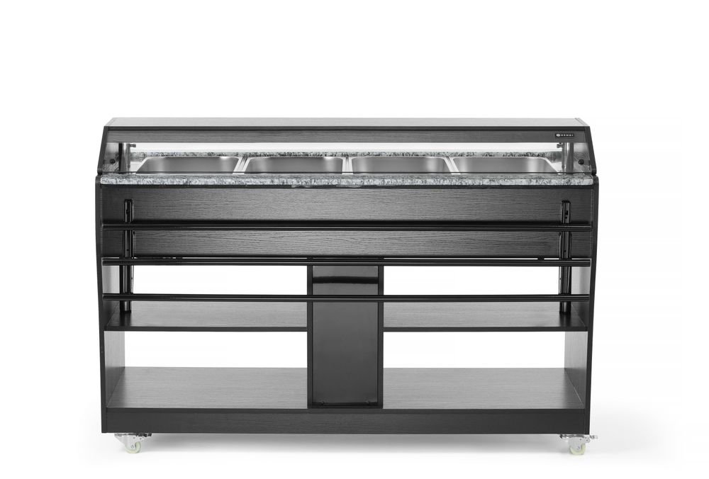 Buffet-Theke beheizt, HENDI, GN 1/1, 1490x765x(H)1370mm