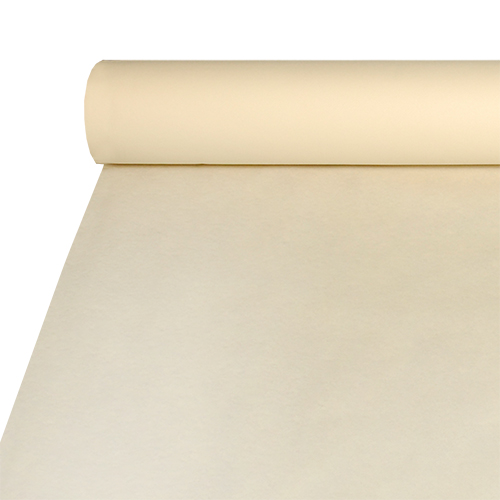 56 Tischdecke, stoffähnlich, Airlaid 20 m x 1,2 m creme