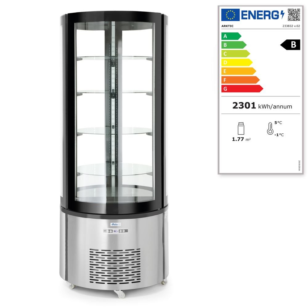 Kuchenvitrine, rund 360L, Arktic, 360L, 220-240V/460W, ⌀680x(H)1755mm Kuchenvitrine, rund 360L, Arktic, 360L, 220-240V/460W, ⌀680x(H)1755mm