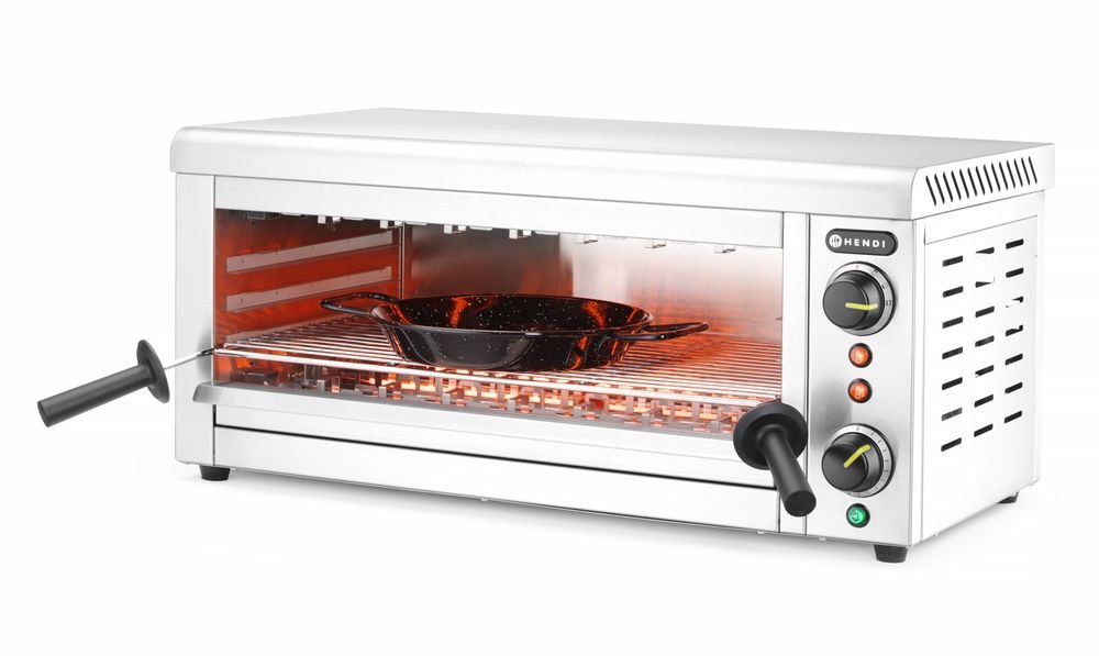 Salamander mit Quarz-Infrarotheizelement, HENDI, 230V/3645W, 689x397x(H)318mm Salamander mit Quarz-Infrarotheizelement, HENDI, 230V/3645W, 689x397x(H)318mm