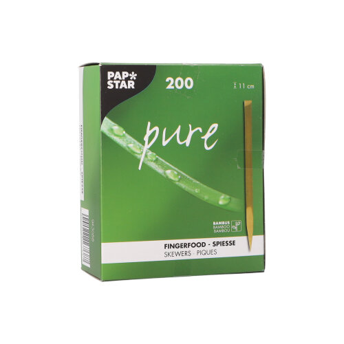 2400 Fingerfood - Spieße "pure" 11 cm "Nature" 268800 Fingerfood - Spieße "pure" 11 cm "Nature"
