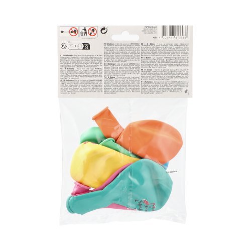 6 Luftballons Ø 29 cm farbig sortiert "Summerparty" 20160 Luftballons Ø 29 cm farbig sortiert "Summerparty"