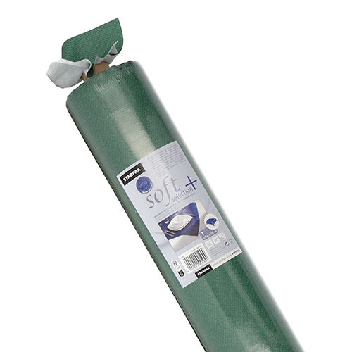 1 Tischdecke, stoffähnlich, Vlies "soft selection plus" 25 m x 1,18 m dunkelgrün 48 Tischdecke, stoffähnlich, Vlies "soft selection plus" 25 m x 1,18 m dunkelgrün