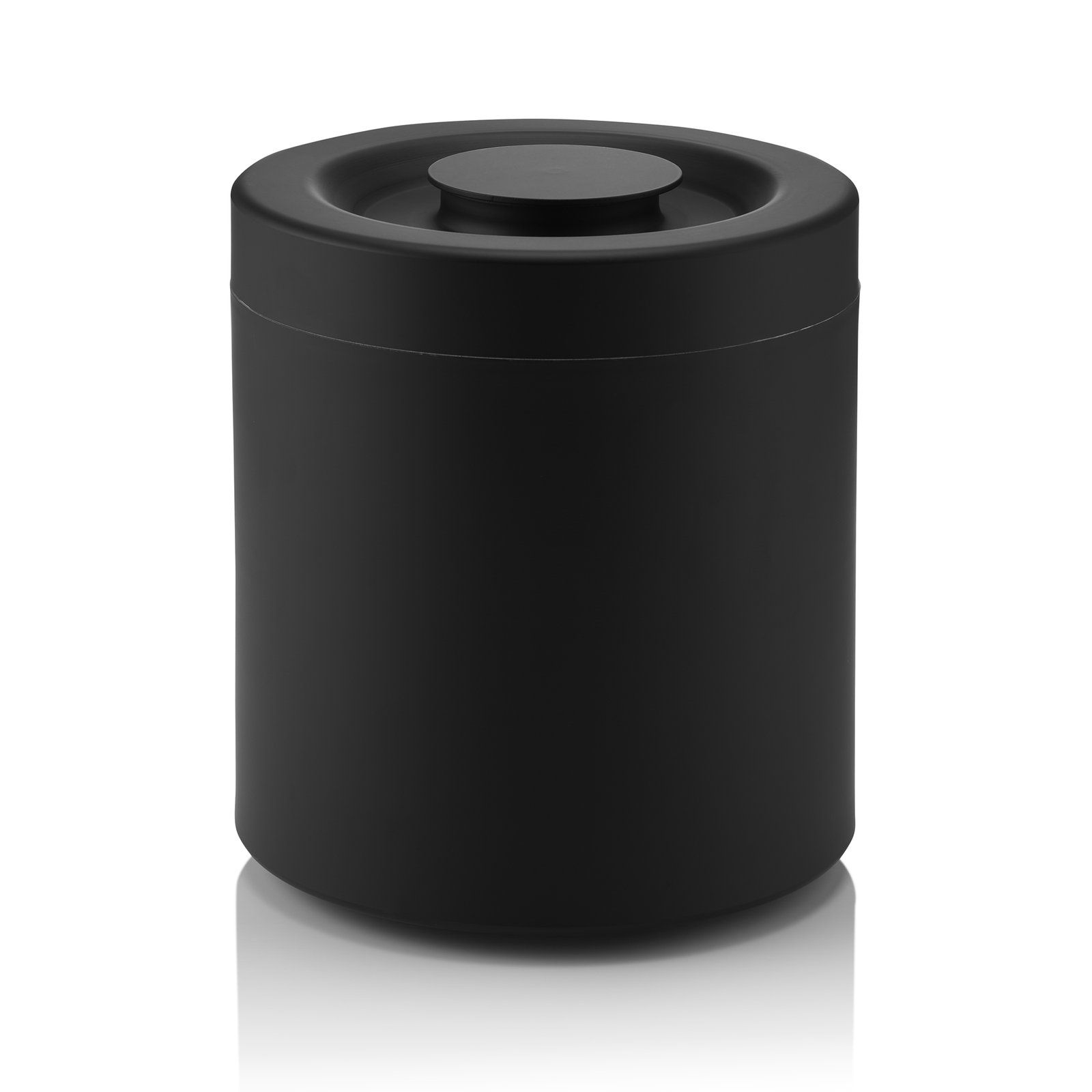 Eisbox NOCTURN, Ø 18,5 cm, Höhe 21 cm, schwarz matt, Aluminium, Polystyrol