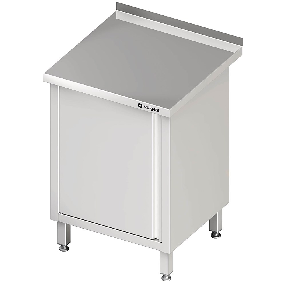 Arbeitsschrank mit Flügeltür, 450x600x850 mm, mit Aufkantung, verschweißt Arbeitsschrank mit Flügeltür, 450x700x850 mm, mit Aufkantung, verschweißt