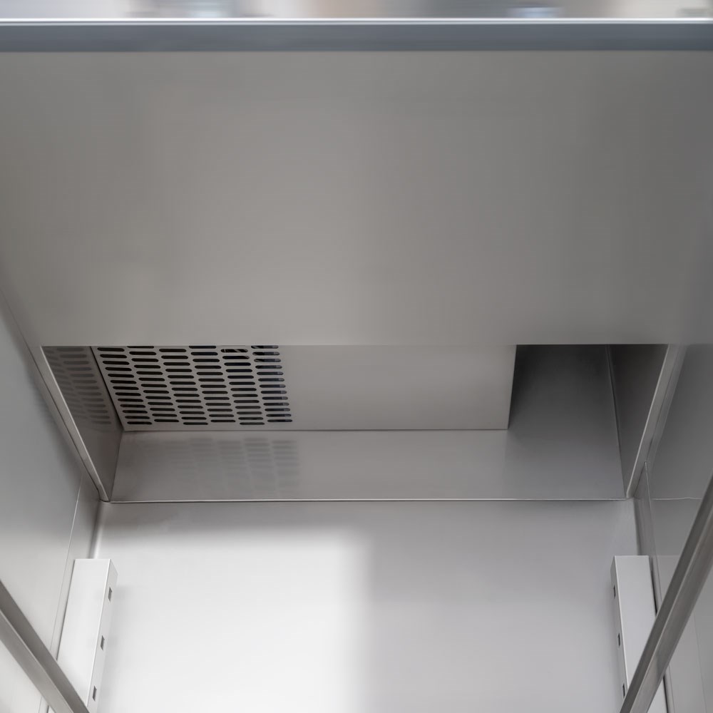 Edelstahl-Tiefkühlschrank, GN 2/1, 740x810x2010 mm (BxTxH), 0,48 kW