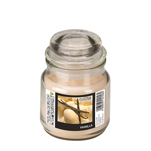 Flavour by GALA Bonbonglas mit Wachsfüllung Ø 63 mm · 85 mm creme - Vanilla