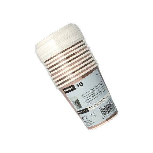 4800 Trinkbecher, Pappe mit Deckel, PS "To Go" 0,2 l Ø 8 cm · 9,1 cm