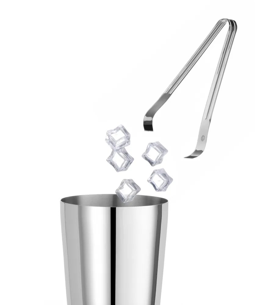 Eiswürfelzange, BarUp, Silber, (L)180mm