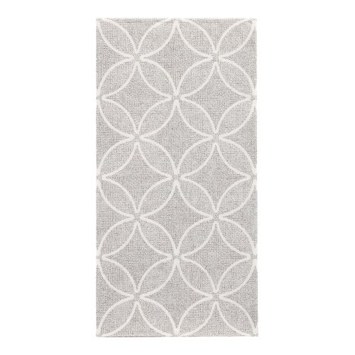 50 Servietten "ROYAL Collection" 1/8-Falz 40 cm x 40 cm grau "Circle Flowers" 12500 Servietten "ROYAL Collection" 1/8-Falz 40 cm x 40 cm grau "Circle Flowers"